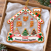 Long Distance Family State Ornament - product detail 8