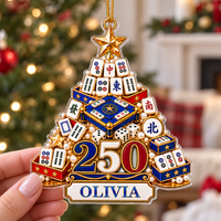 Mahjong America 250 Tree Ornament - product detail 5