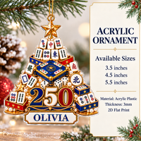 Mahjong America 250 Tree Ornament - product detail 7