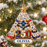 Mahjong America 250 Tree Ornament - product detail 8