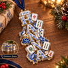 Mahjong Theme Personalized Ornament Custom Name Christmas Gift for Mahjong Lover on a hanger, ready to ship from Austin, Texas