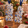 Customer in Austin, Texas wearing Mahjong Theme Personalized Ornament Custom Name Christmas Gift for Mahjong Lover