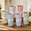 Mahjong Tile Tumbler Custom Name Personalized Stainless Steel Drinkware Gift for Mahjong Lovers available at our Austin, Texas warehouse