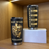 Man of God Tumbler Christian Lion Jesus Prayer Hands Gift for Men available at our Austin, Texas warehouse