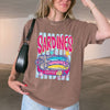 Bojjico Quirky Sardines Shirt Funny Retro Graphic T-Shirt for Women Oversized Y2K Pop Art Sardinecore Aesthetic Tinned Fish Tee Vintage Washed Charcoal Cotton Short Sleeve Crewneck Top Girly Boutique Fisherman Summer Outfit
