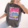 Bojjico Quirky Sardines Shirt Funny Retro Graphic T-Shirt for Women Oversized Y2K Pop Art Sardinecore Aesthetic Tinned Fish Tee Vintage Washed Charcoal Cotton Short Sleeve Crewneck Top Girly Boutique Fisherman Summer Outfit