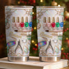 Nail Tech Manicure Tools Tumbler Custom Name Pearl Glam Gift for Nail Technicians and Manicurists available at our Austin, Texas warehouse