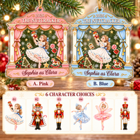 Nutcracker Theatre Ornament - design view