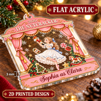Nutcracker Theatre Ornament - material and thickness