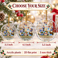 Nutcracker Tree Ornament - size options