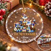 Nutcracker Tree Ornament - material and thickness