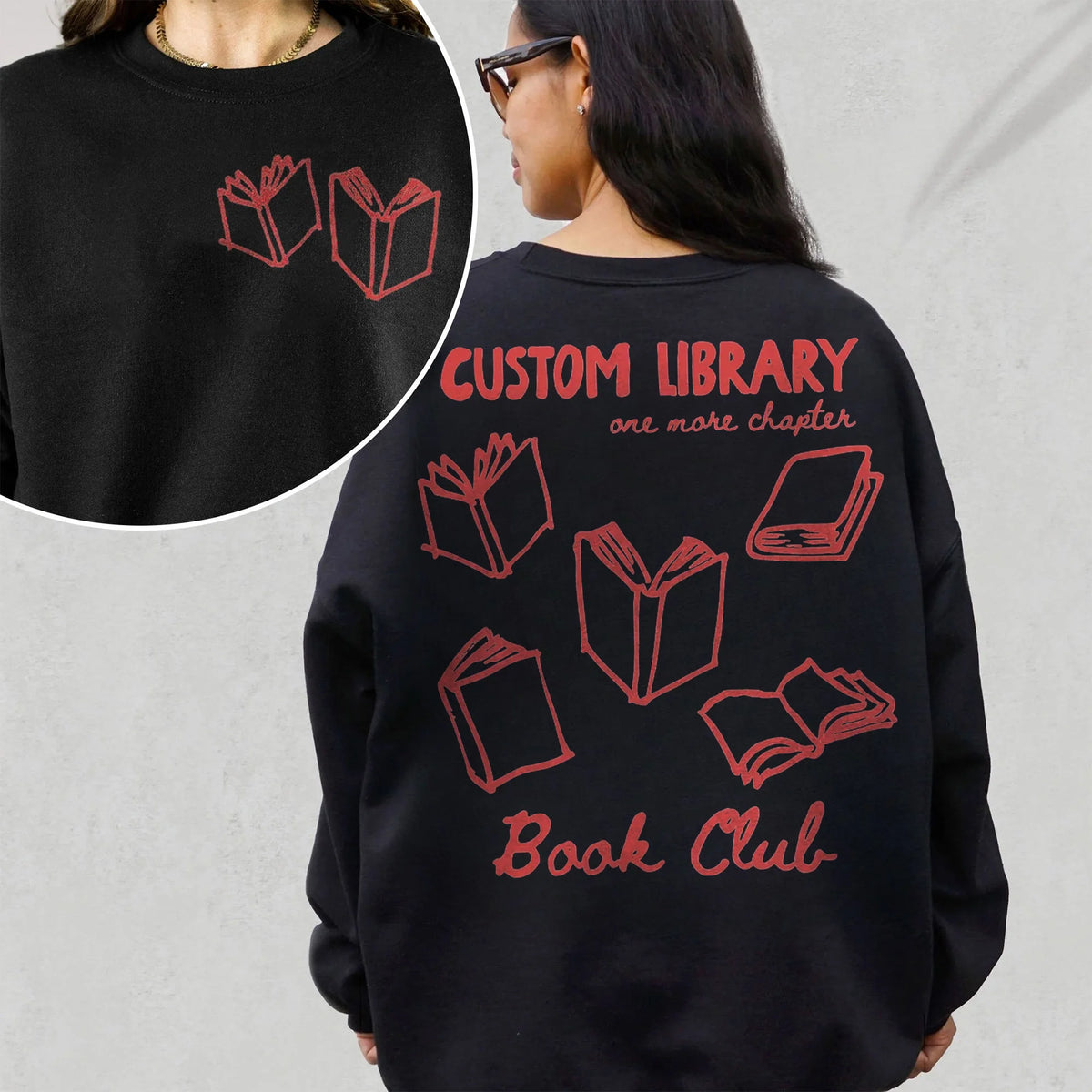 One More Chapter Tee Custom Book Lover Gift Cozy Reading Graphic for Book Club and Librarian