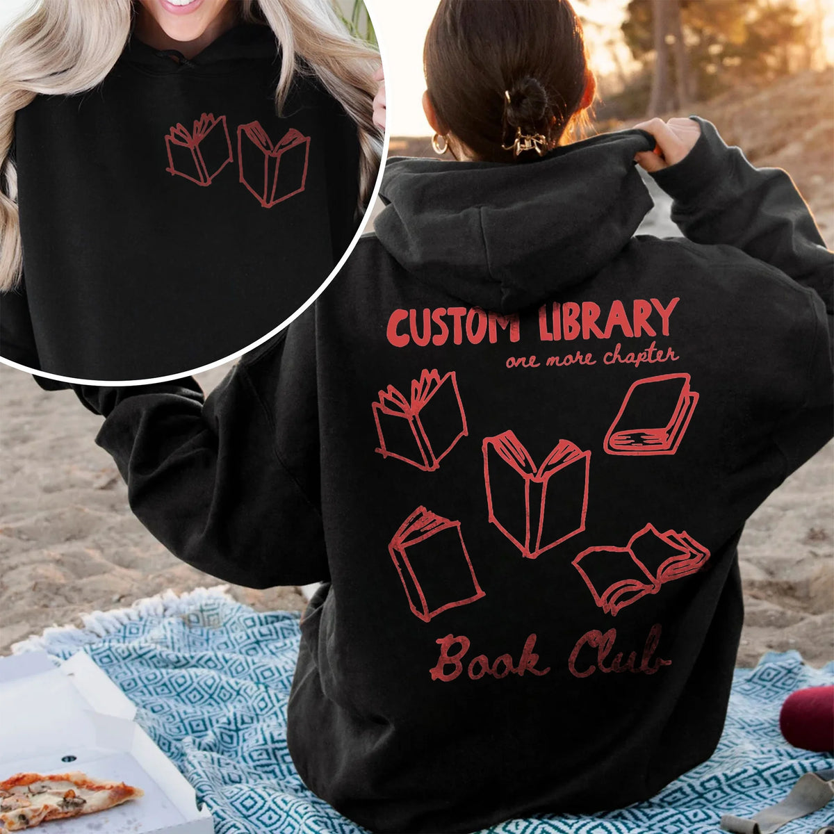 One More Chapter Tee Custom Book Lover Gift Cozy Reading Graphic for Book Club and Librarian