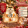 Customer in Austin, Texas wearing Personalized Apron Ornament Custom Name Christmas Tree Decor for Bakers Chefs Home Cooks Holiday Kee