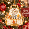 Personalized Apron Ornament Custom Name Christmas Tree Decor for Bakers Chefs Home Cooks Holiday Kee available at our Austin, Texas warehouse