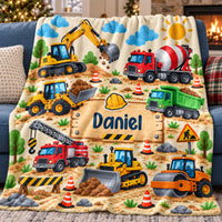 Construction Site Name blanket - 04-sofa