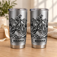 Dirt Bike Mountain Rider tumbler - main view
