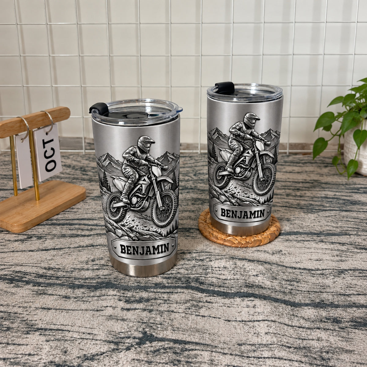 Dirt Bike Mountain Rider tumbler - 05-kitchen