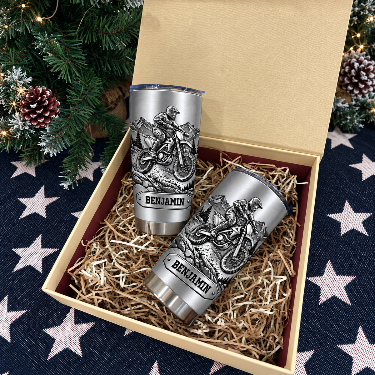 Dirt Bike Mountain Rider tumbler - 06-gift
