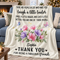 Fabulous Friend Birth Flower blanket - 04-sofa