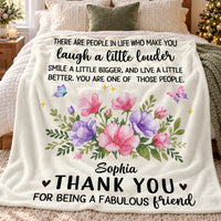 Fabulous Friend Birth Flower blanket - 05-bed