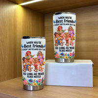 Funny Best Friends Alibis tumbler - 02-shelf