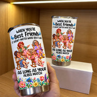 Funny Best Friends Alibis tumbler - 03-held