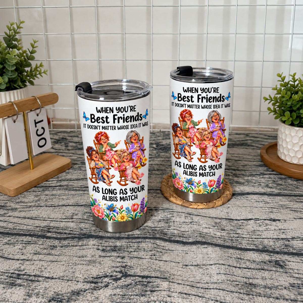 Funny Best Friends Alibis tumbler - 05-kitchen