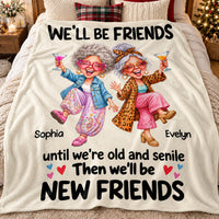 Funny Old Friends Dancing blanket - 05-bed