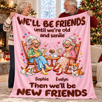 Funny Rocking Chair Friends blanket - 07-gift