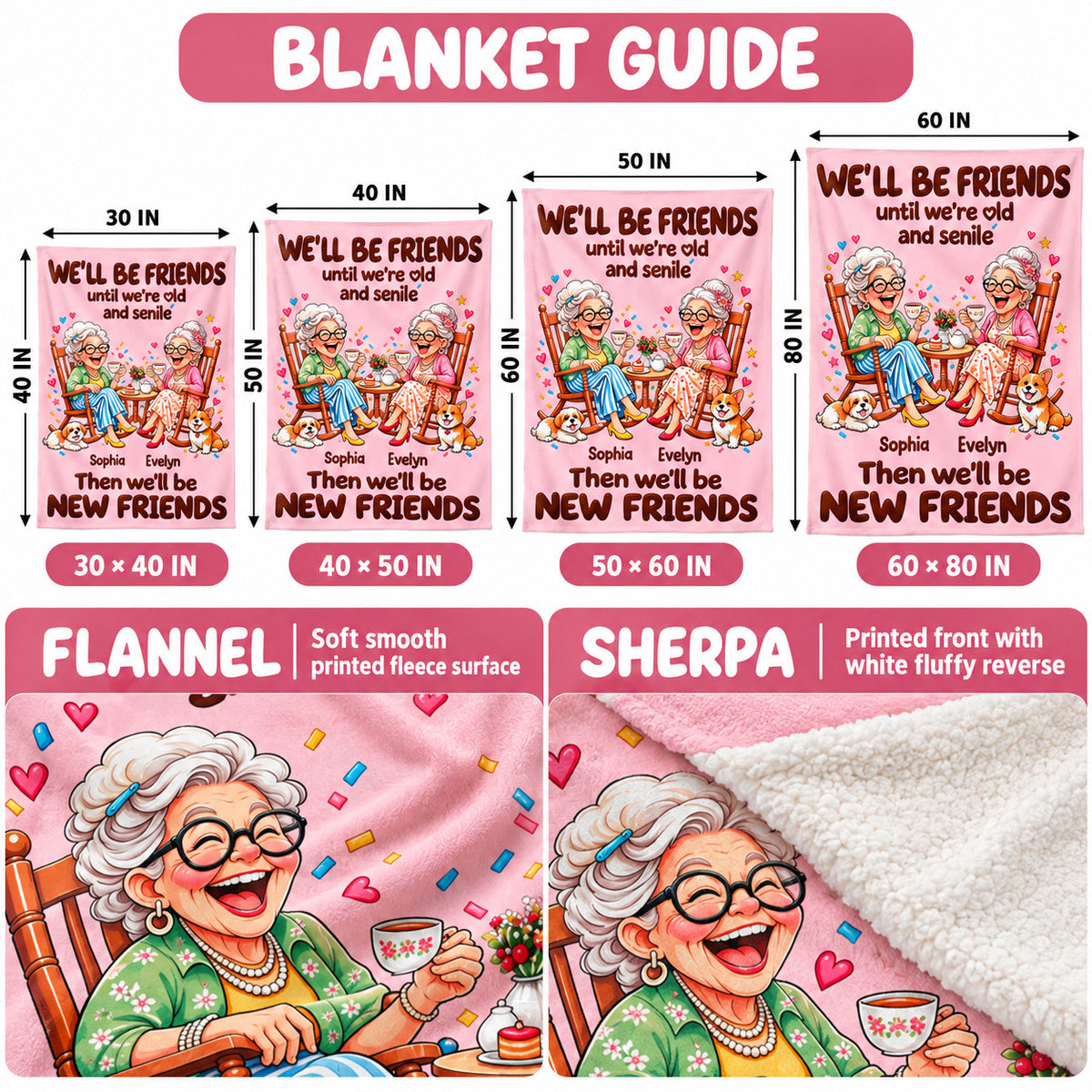 Funny Rocking Chair Friends blanket - 08-guide