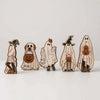 Personalized Ghost Family Wooden Shelf Sitter Custom Name Cute Halloween Mantel Decor