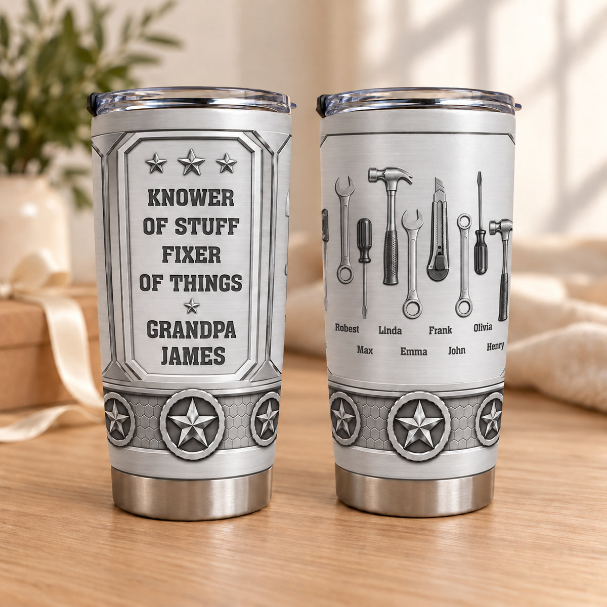 Grandpa Tools Family Names tumbler - main view
