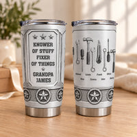 Grandpa Tools Family Names tumbler - main view