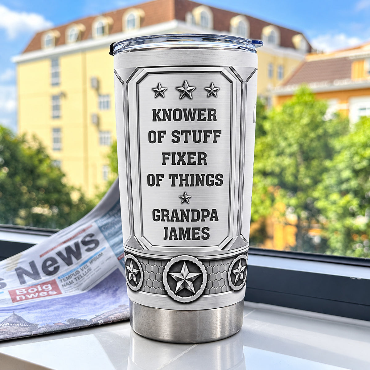 Grandpa Tools Family Names tumbler - 04-window