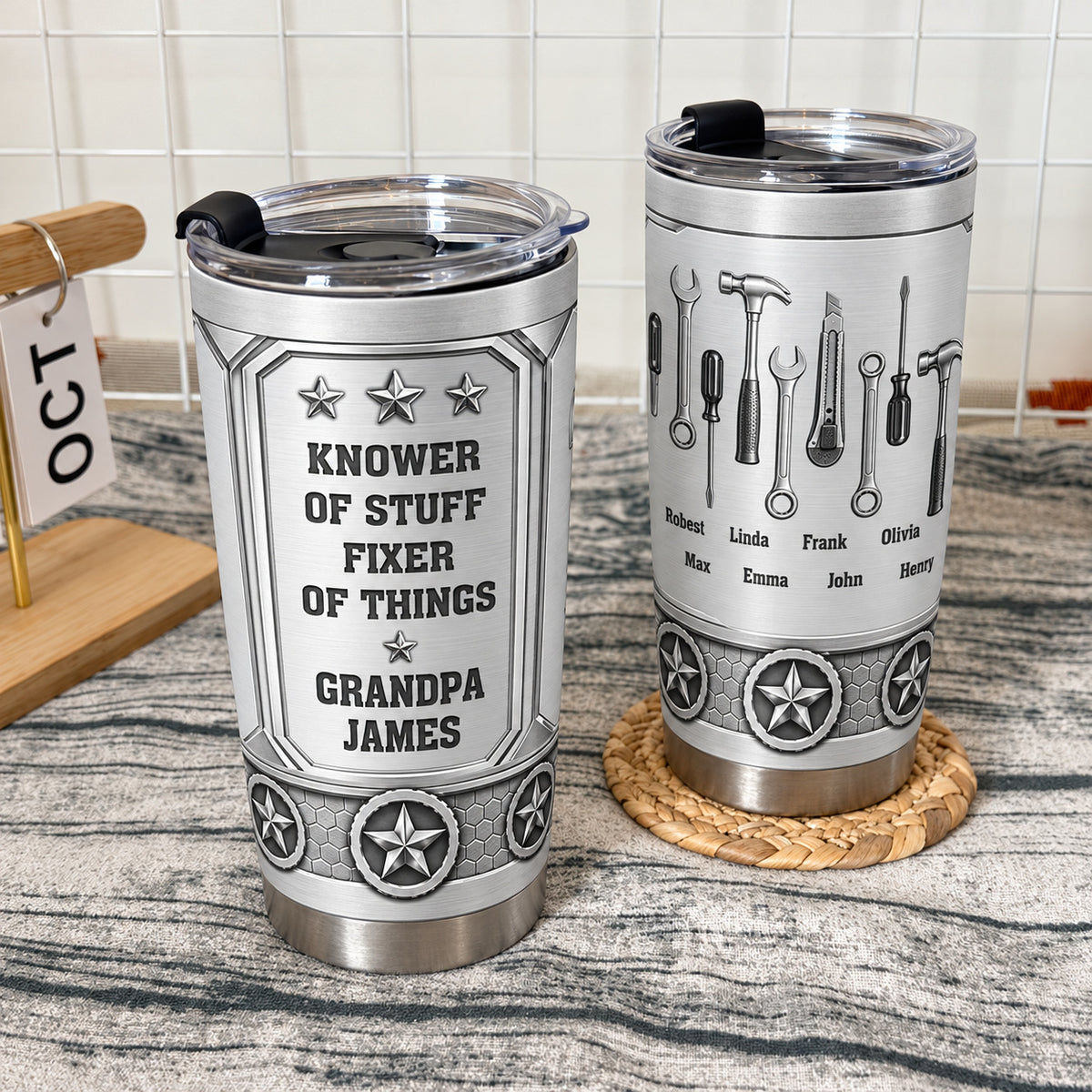 Grandpa Tools Family Names tumbler - 05-kitchen