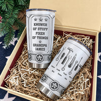 Grandpa Tools Family Names tumbler - 06-gift