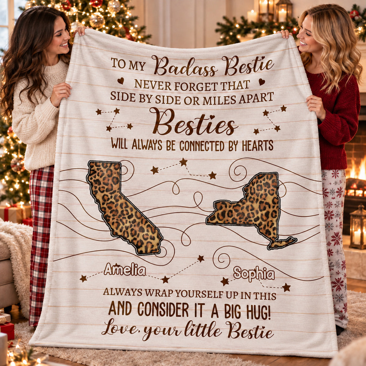 Long Distance Leopard States blanket - 07-gift