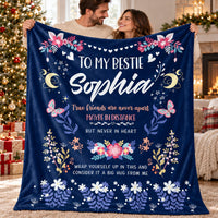 Navy Bestie Friendship blanket - 07-gift