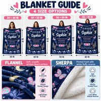 Navy Bestie Friendship blanket - 08-guide