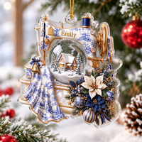 Personalized Sewing Machine Ornament - product detail 8
