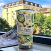 Close-up of Pickleball Themed Tumbler Personalized Custom Name Insulated Stainless Steel Cup Gift for Players for streetwear fans in Austin, Texas