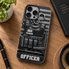 Police Officer Tactical Vest Phone Case Personalized Gift for Law Enforcement available at our Austin, Texas warehouse