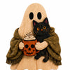 Rustic Witch Ghost Jack O Lantern Spooky Chic Halloween Tabletop Decorative Figurine