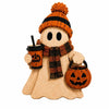 Rustic Witch Ghost Jack O Lantern Spooky Chic Halloween Tabletop Decorative Figurine
