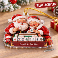 Santa Couple Mahjong Ornament - product detail 3