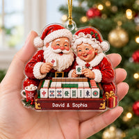 Santa Couple Mahjong Ornament - product detail 6