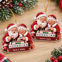 Santa Couple Mahjong Ornament - product detail 8