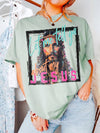 Let Me Tell You About My Jesus T Shirt Colorful Faith Graphic Tee Women's Christian Slogan Shirt