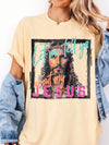 Let Me Tell You About My Jesus T Shirt Colorful Faith Graphic Tee Women's Christian Slogan Shirt
